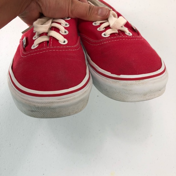 Vans red sneakers men size 5 (#36) - Picture 5 of 8